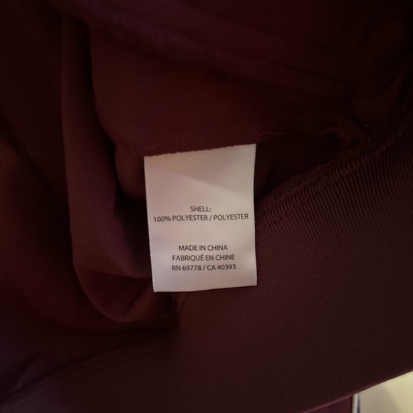 Just Don All City Varsity Jacket Unisex Small Burgundy Bomber - Picture 7 of 7